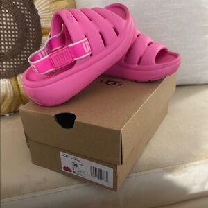 UGG Kids Pink Sandals